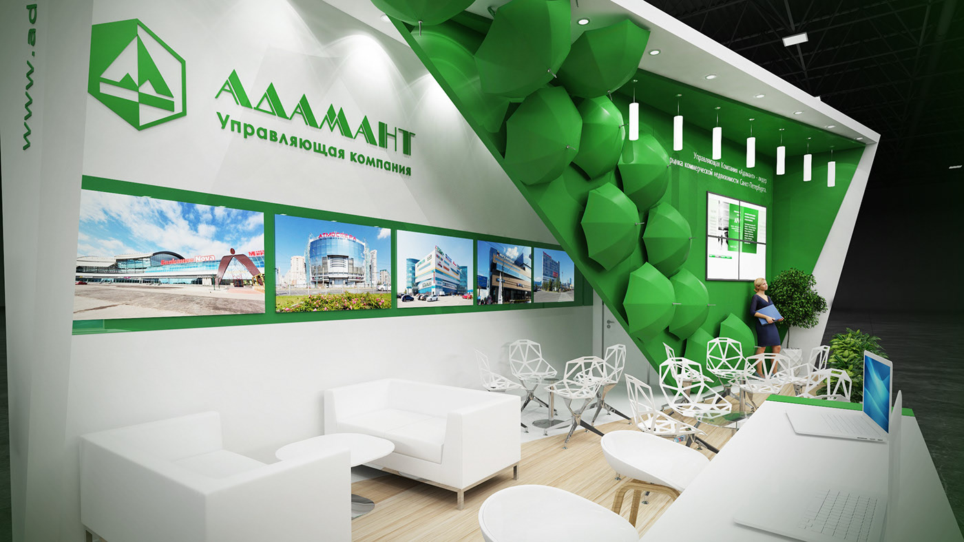 三面開口展臺設計搭建