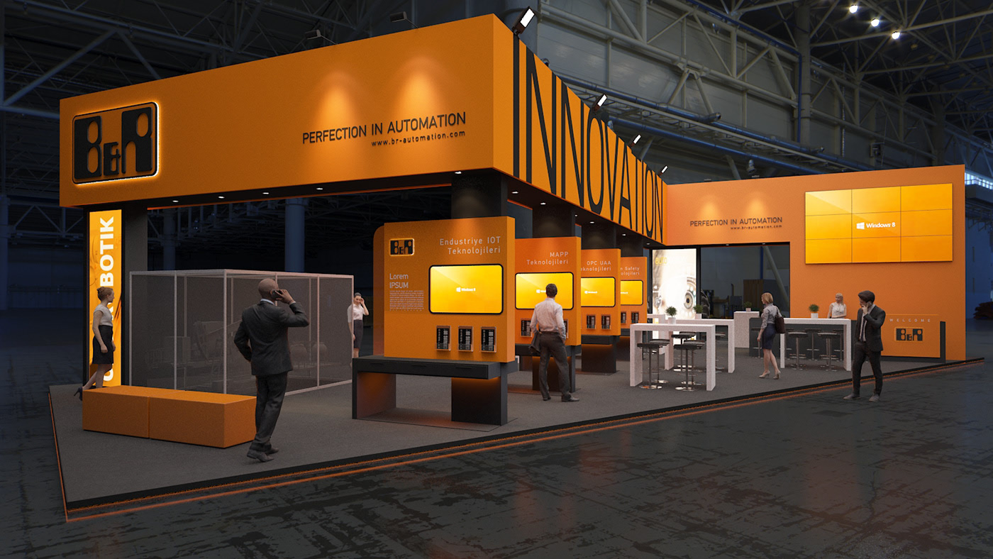 工程機(jī)械展臺(tái)設(shè)計(jì)