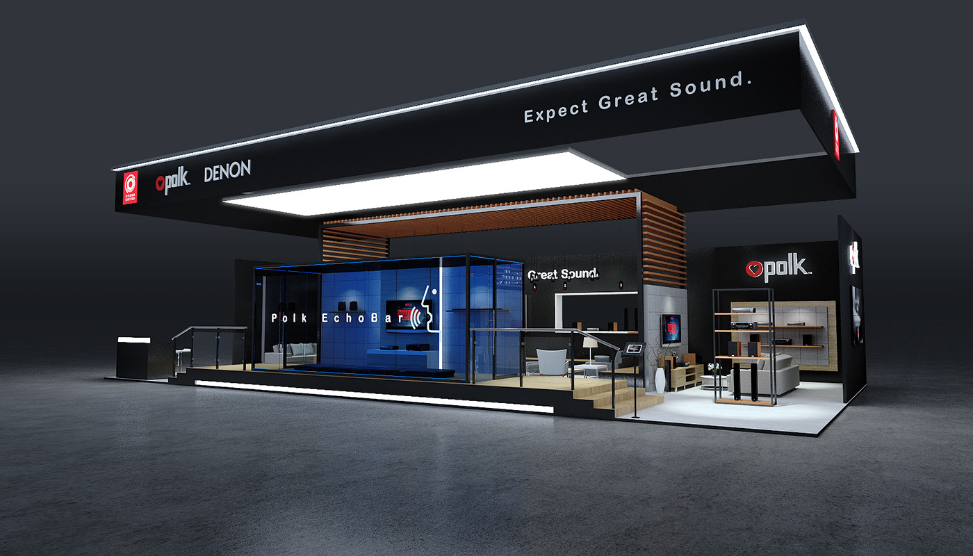 DENON展臺(tái)設(shè)計(jì)方案