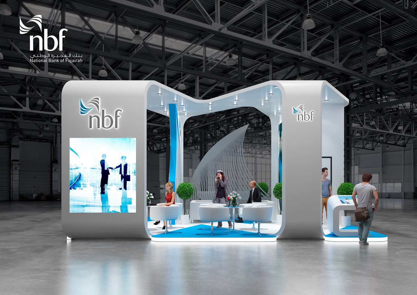 nbf展臺設(shè)計(jì)案列分享